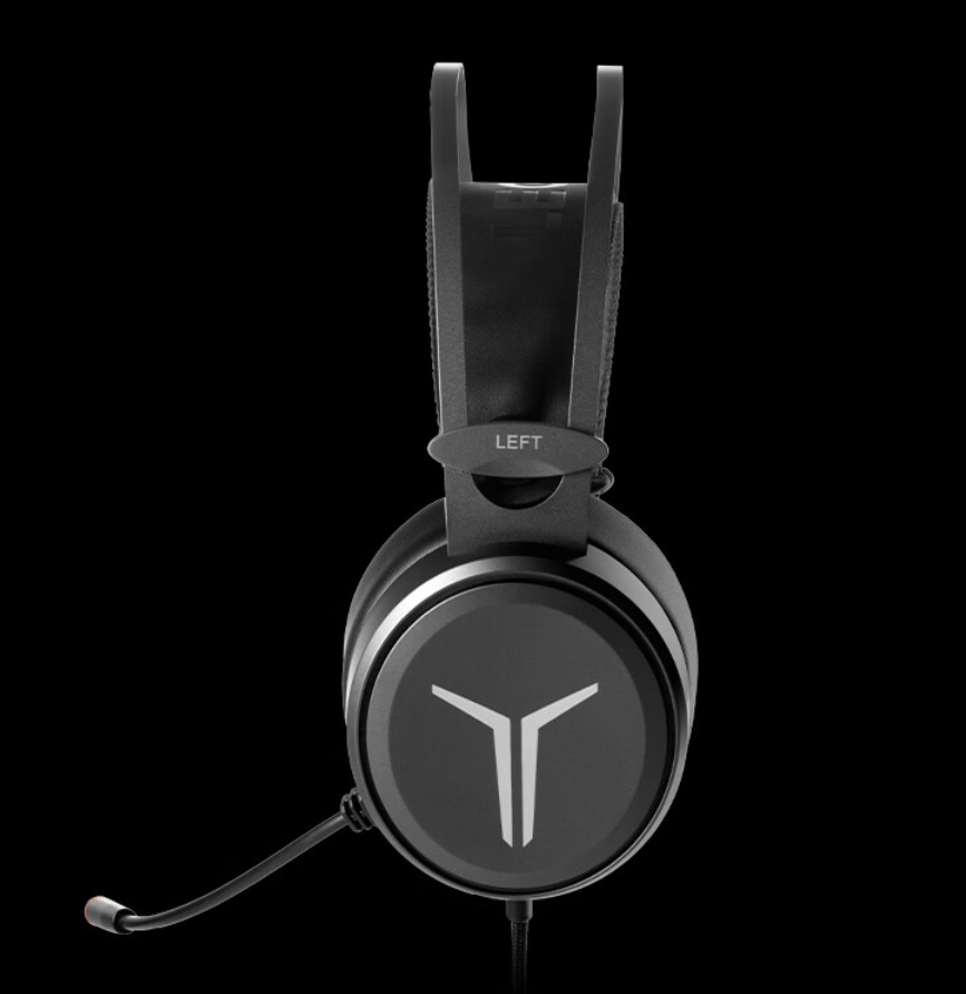 联想拯救者 star y360 风暴灰游戏耳机上市:7.1 usb 声卡,89 元