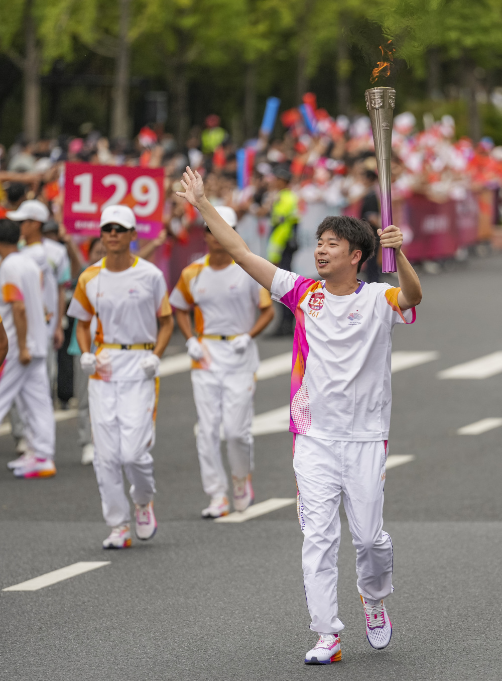 杭州亞運會火炬傳遞儀式杭州站舉行7