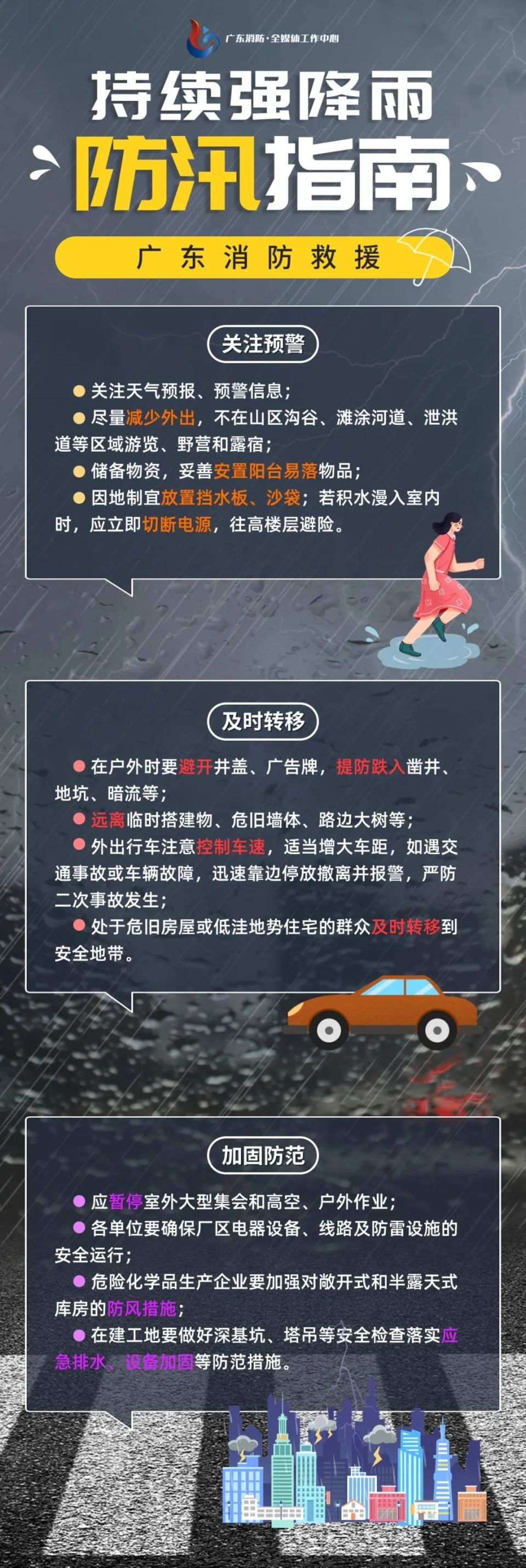 出门务必小心谨慎近期强降雨天气多发温馨提醒:据恩平市气象台消息