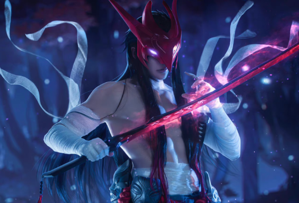 英雄联盟真人cos爆火,龙年琴女美腿雪肌很性感,永恩比游戏还逼真!