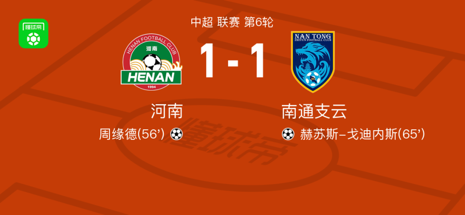 河南vs南通支云全场数据射门数919射正数23