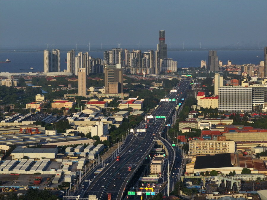 本次通車的北幅g1503高速公路和同濟高架路於2023年1月開始建設,比