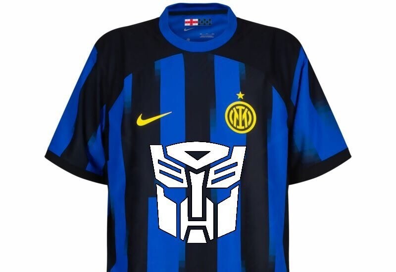 米体国米下轮联赛将身穿印有变形金刚logo的特殊球衣