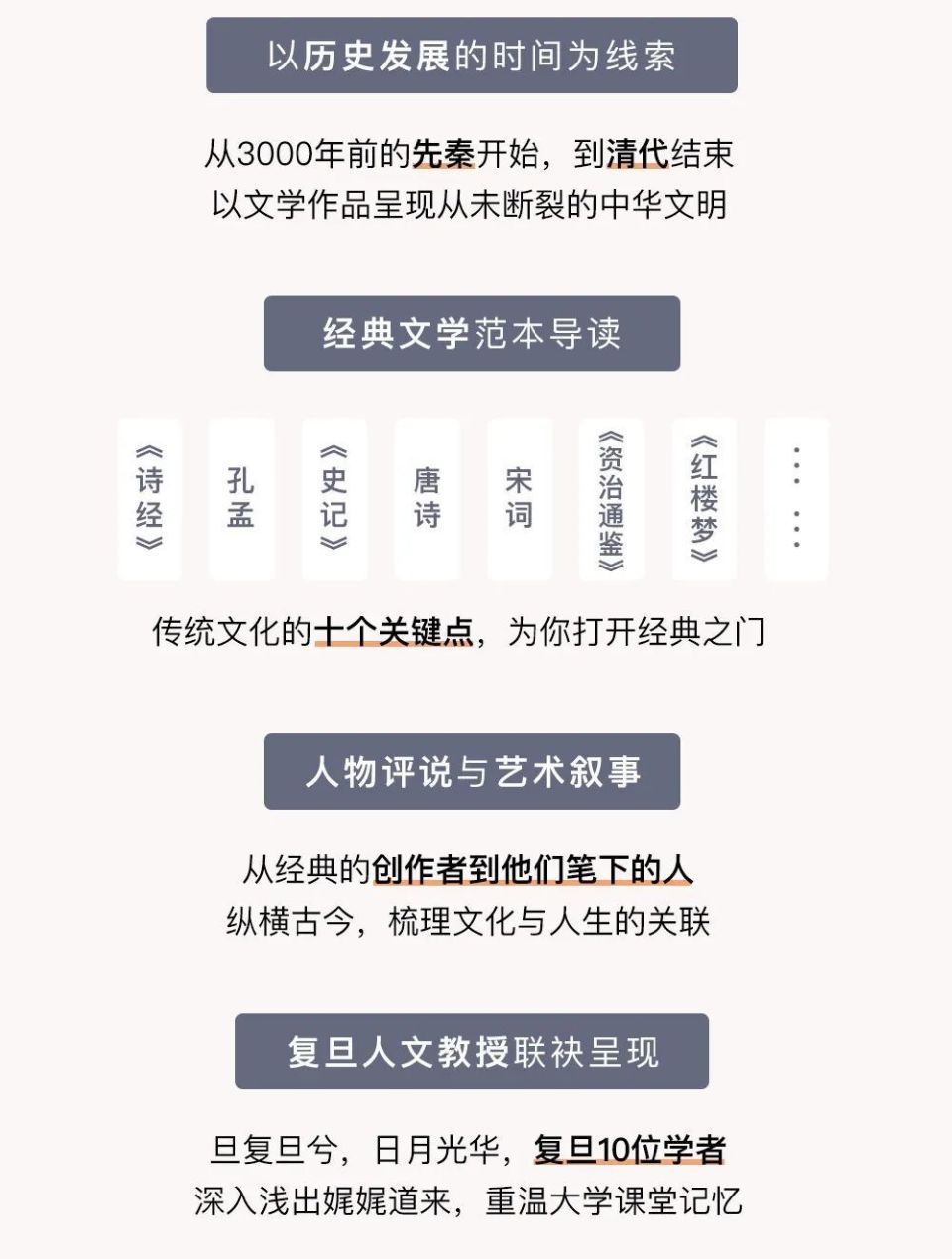 人人都可读复旦:10位顶尖教授带你读50堂经典课
