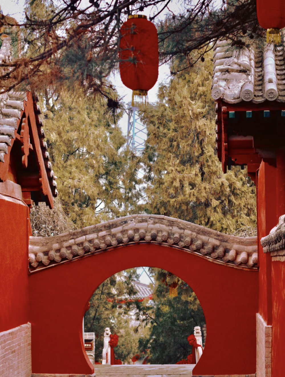 红墙白雪琉璃瓦,运城古建壁画大观