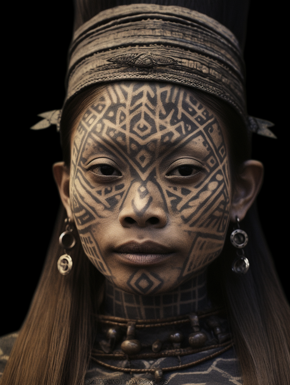 ai画家探索独龙族纹面千古之谜-腾讯新闻