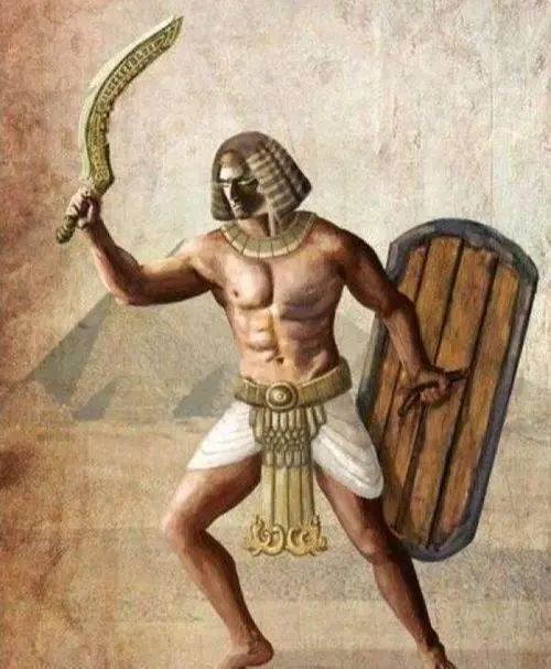 埃及镰状剑马来克力士剑的剑柄也是其本身的亮点之一,根据使用者的不