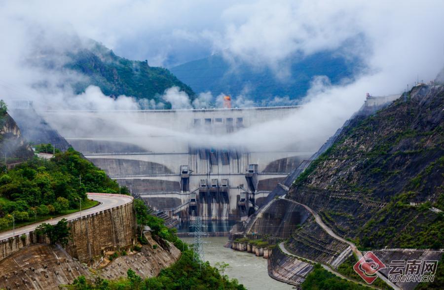 澜沧江最大水电站图片