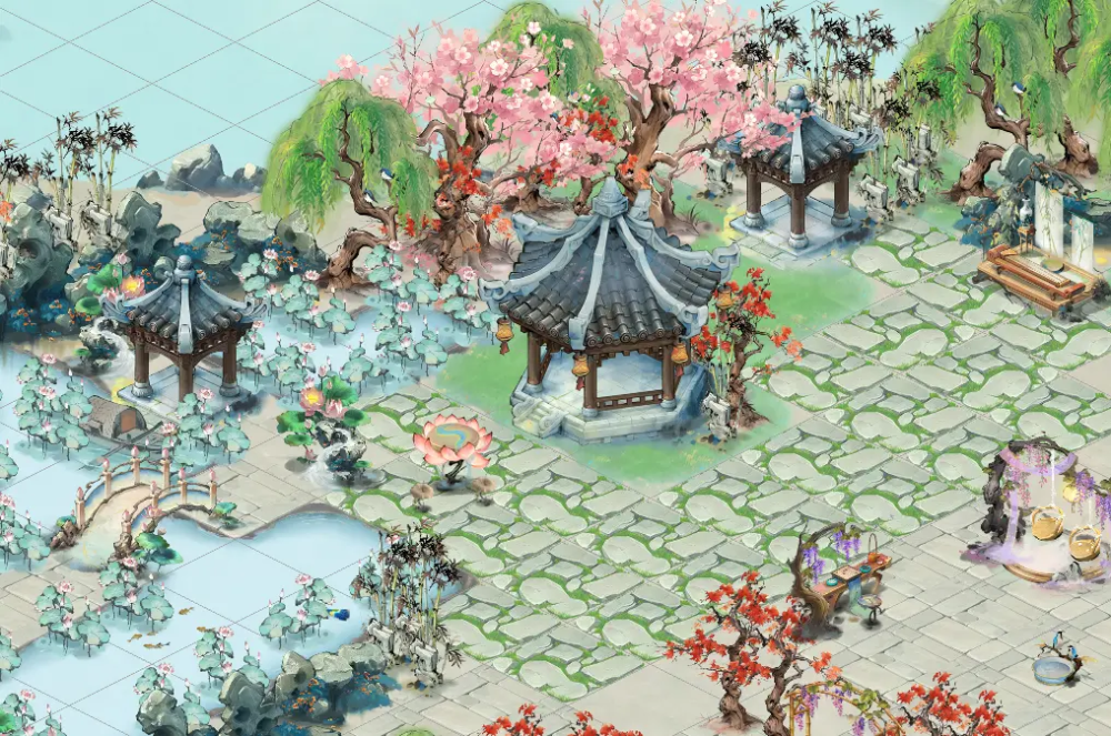 成为梦幻西游的一园之主!联动庭院瑶池仙境到底有多大?