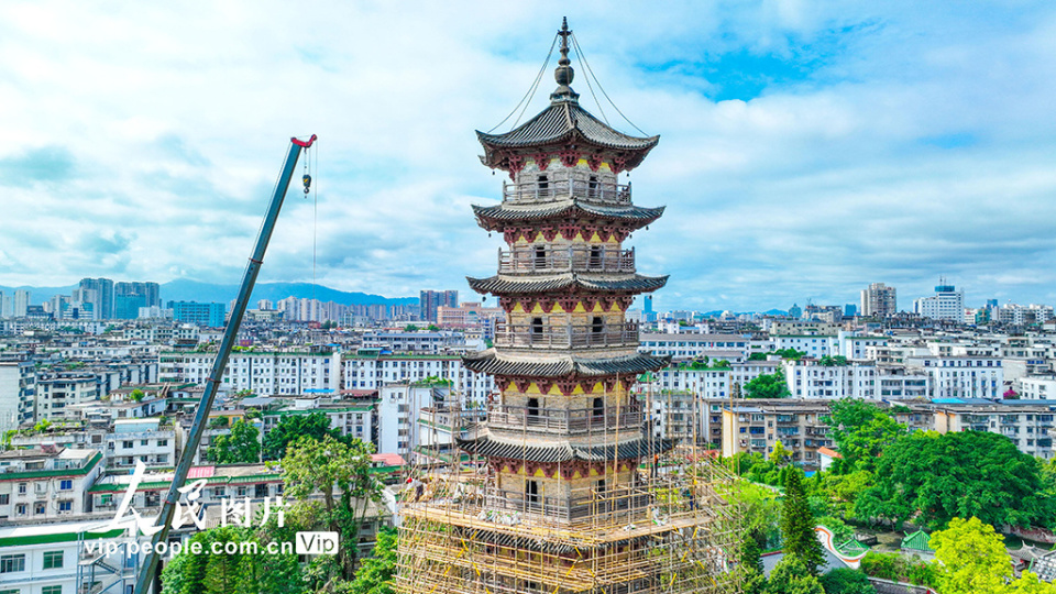 江西赣州:修缮慈云塔