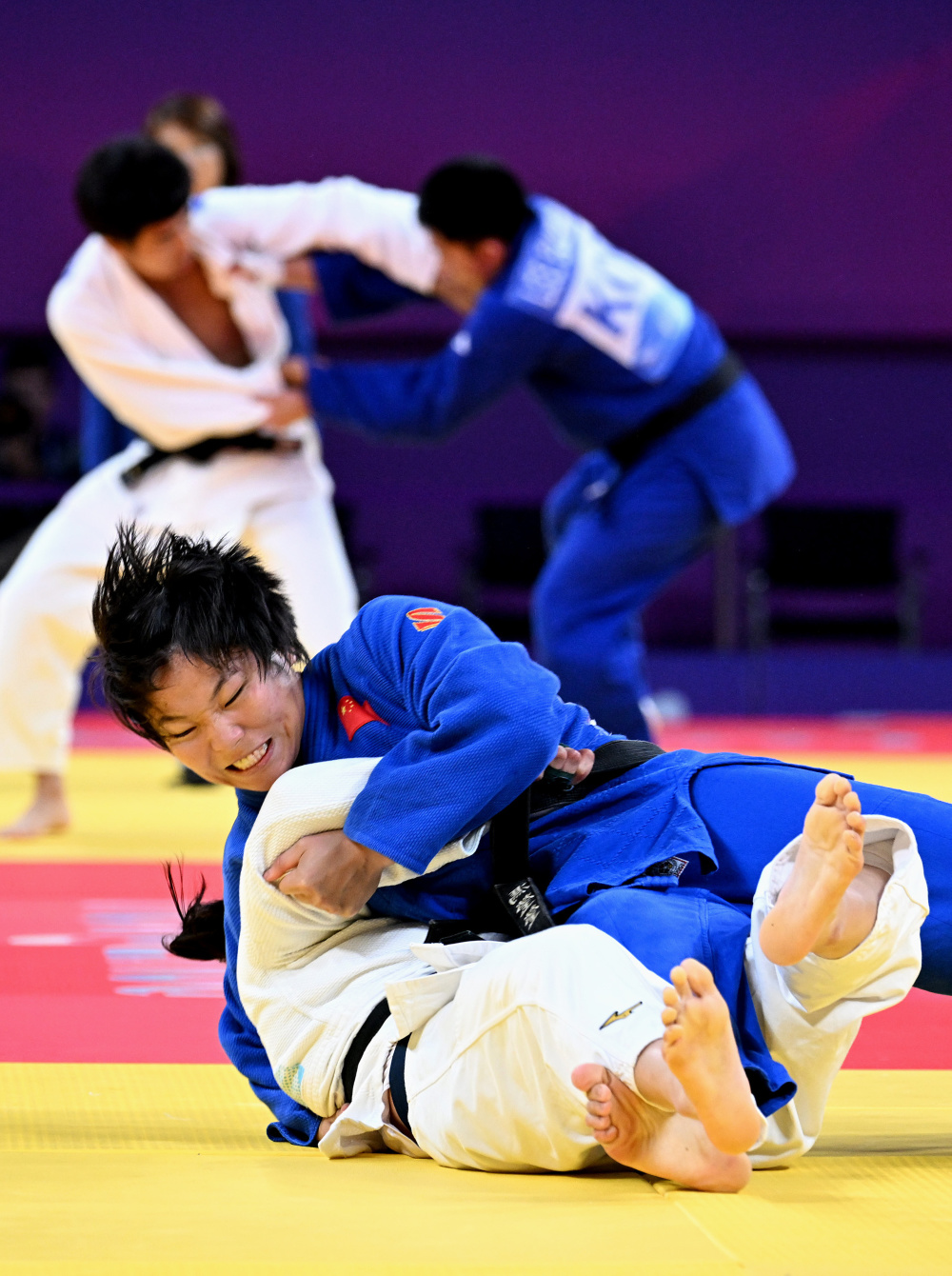 柔道——中国队无缘混合团体决赛(2)