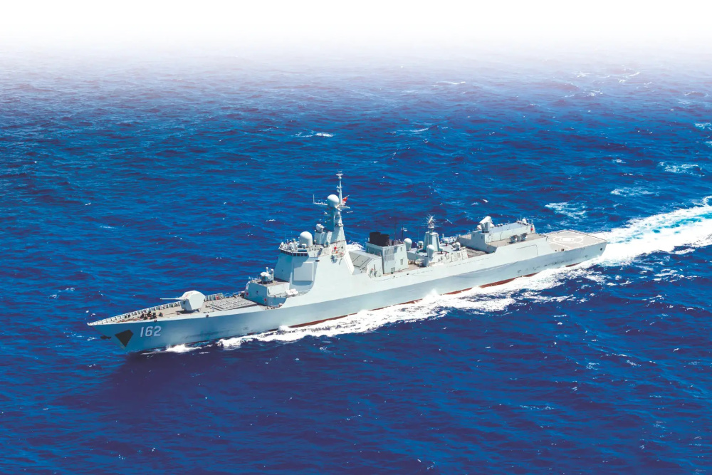 2019年美日澳三国在澳大利亚附近海域举行海上联合演练期间,解放军855