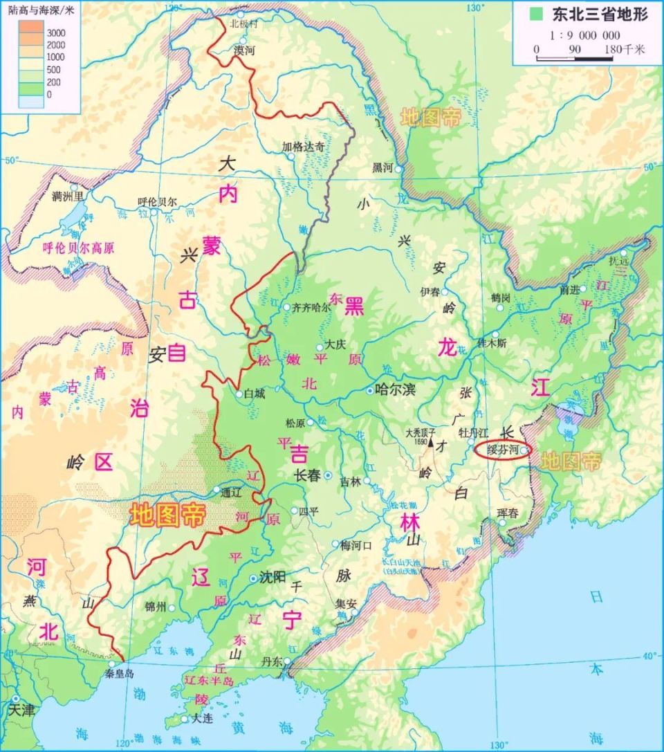 绥芬河地理位置图片