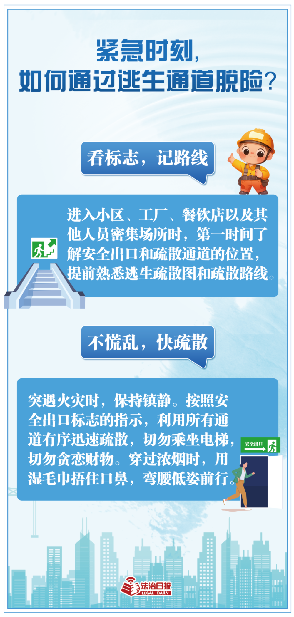 安全出口,疏散楼梯,消防车道等这些逃生通道包括逃生通道消防人员顺利