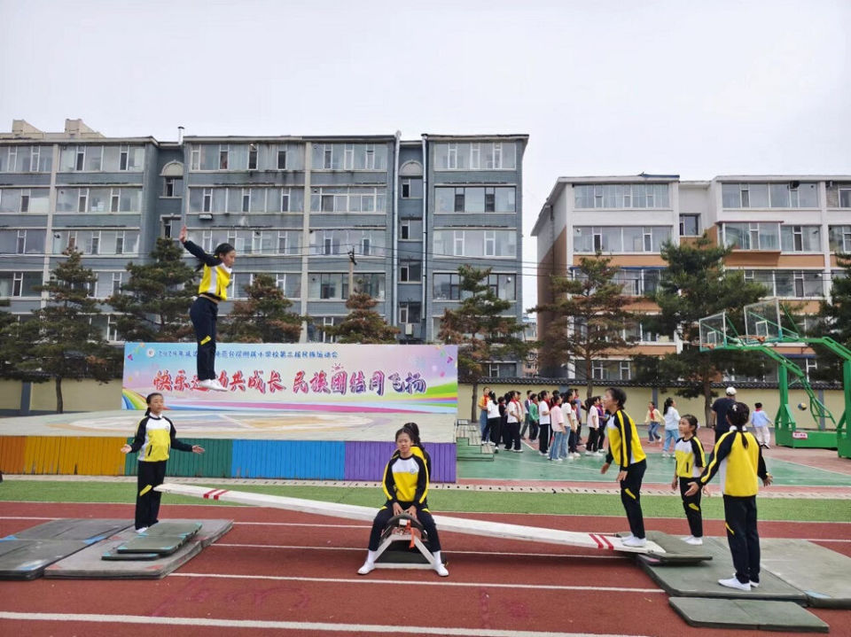 2001年,延边大学师范分院附属小学校成立民族体育项目训练基地,以跳板