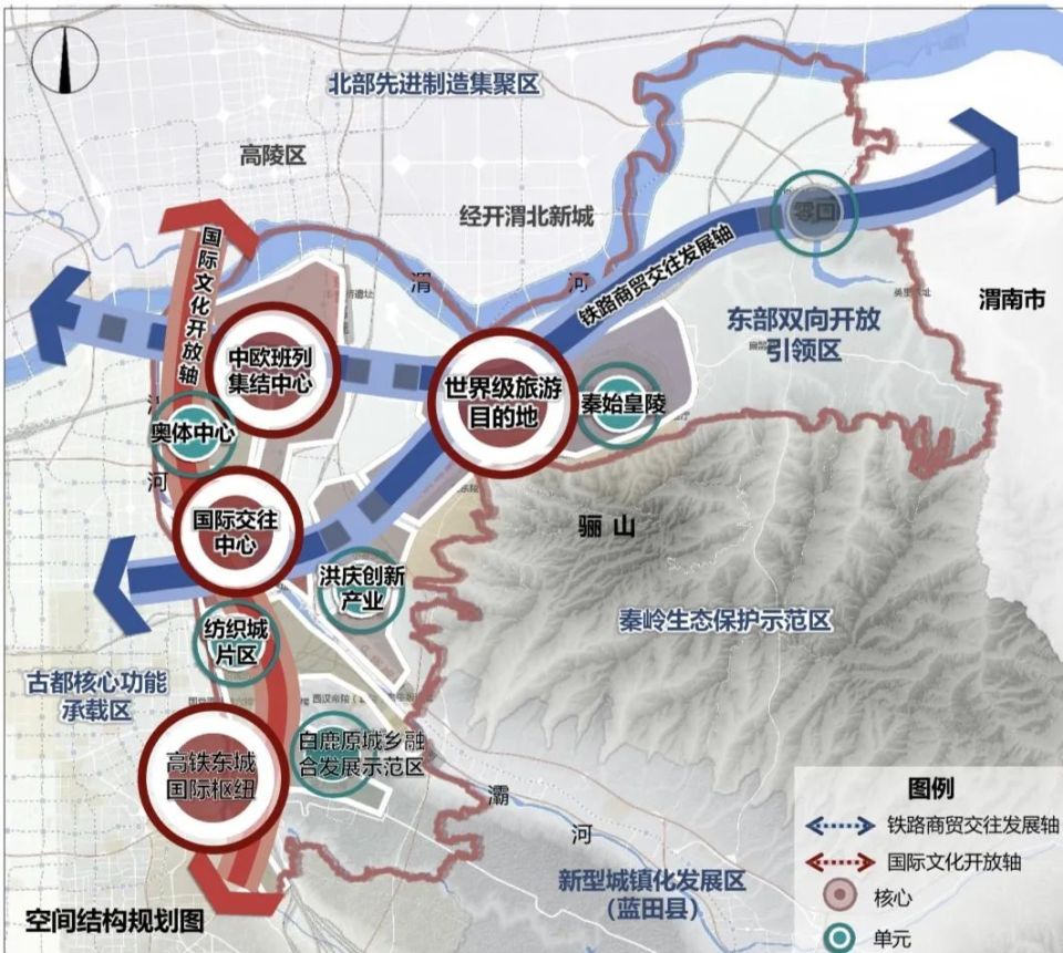 西安市灞桥区国土空间规划公示:纺织城,席王等4个片区城市更新方向