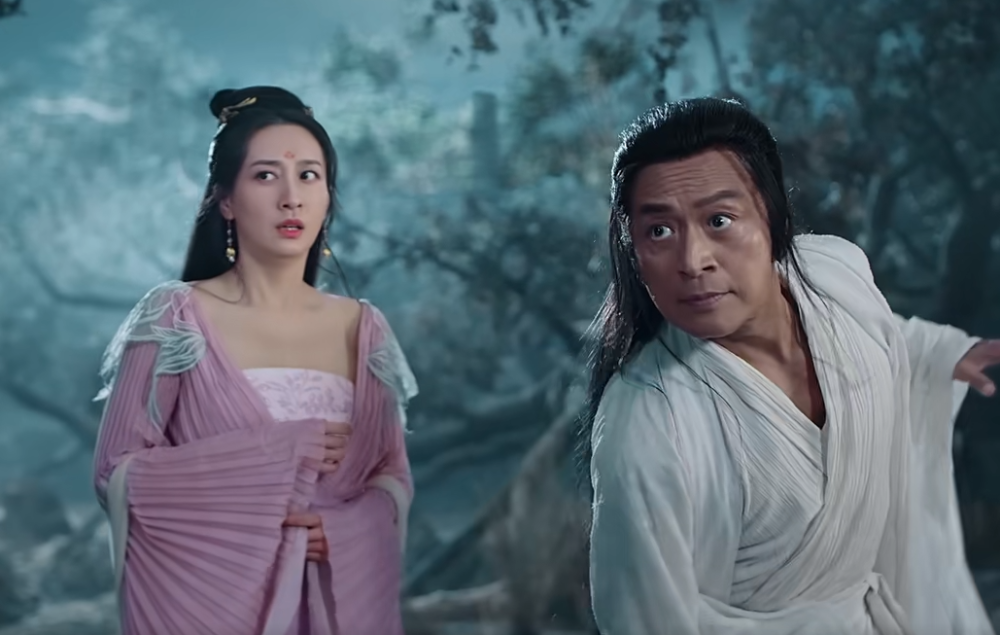 马景涛新版《东游记》开播,61岁带褶出演吕洞宾,与何仙姑差25岁_腾讯