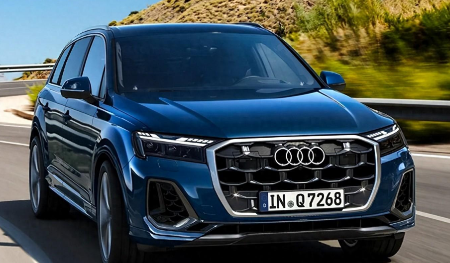 新一代"奥迪q7"海外正式开售,约合人民币61万,首配