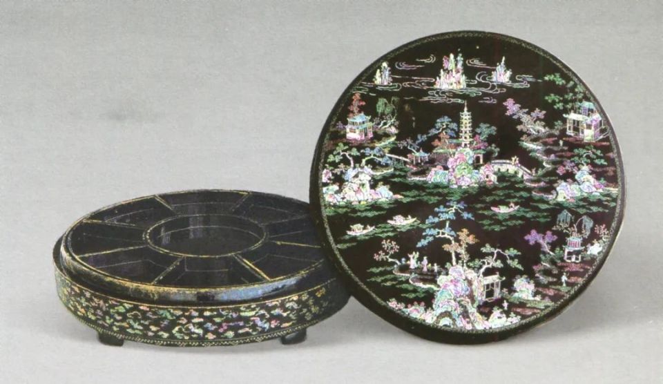 漆器 捧盒 雕刻 唐物 清朝