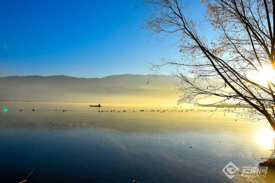 大理剑川:冬日剑湖生态美_腾讯新闻