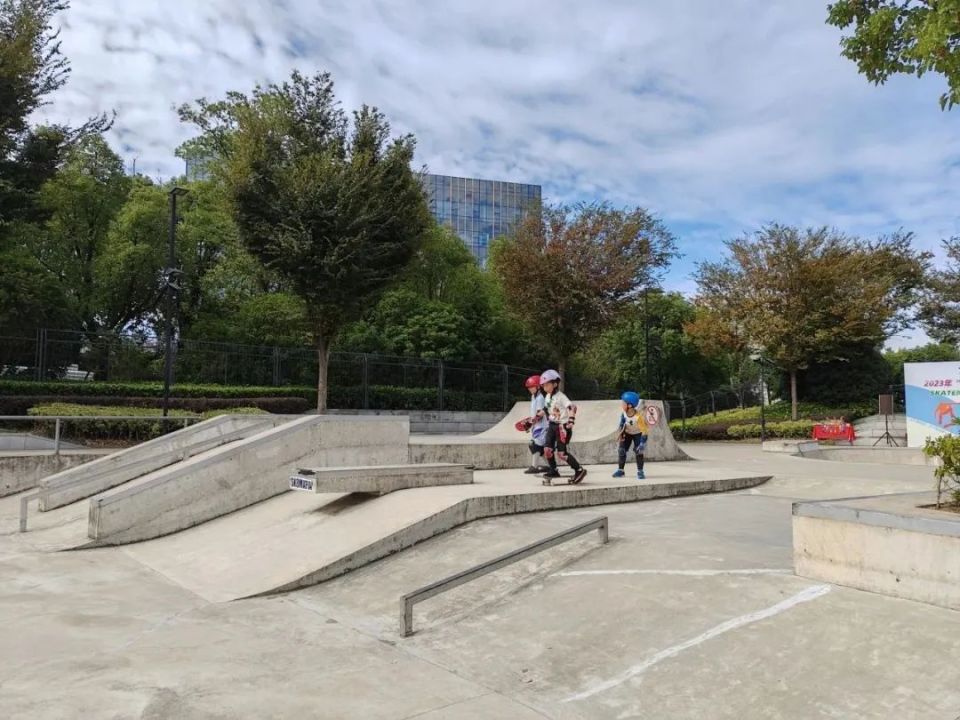 长宁临空滑板公园滑板,作为此次奥运会资格系列赛·上海的比赛项目之