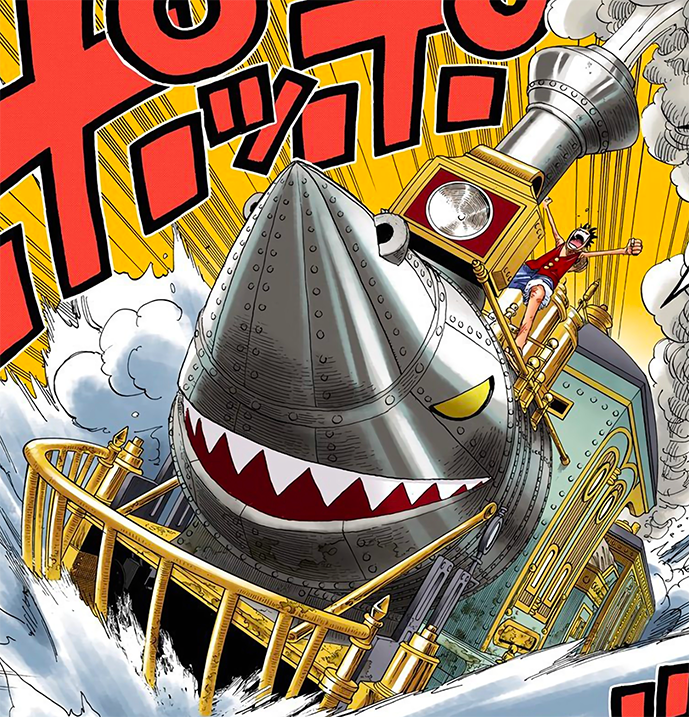 卡雷拉公司的船草帽海贼团的新船-【胖吉】恐怖三桅帆船海贼团【恐怖