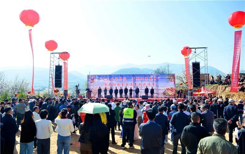 吃天水麻辣烫 赏新阳杏花开 麦积区新阳镇第五届杏花旅游节开幕_腾讯