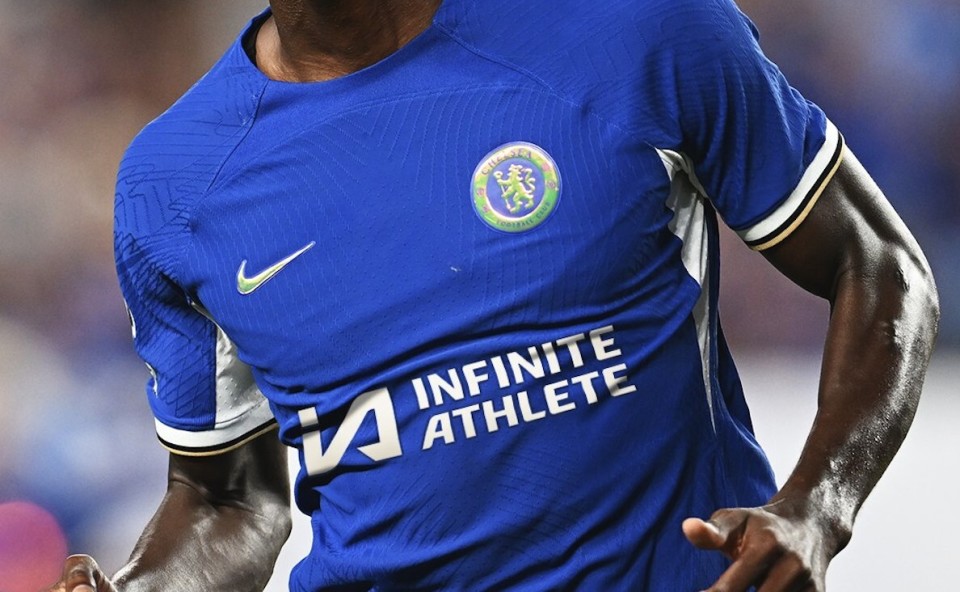 体育数据公司infinite athlete将成为他们新赛季的球衣胸前广告赞助商