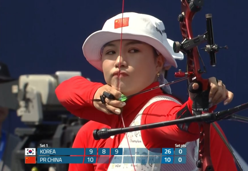 中国队勇夺射箭世界杯韩国站女子反曲弓团体冠军