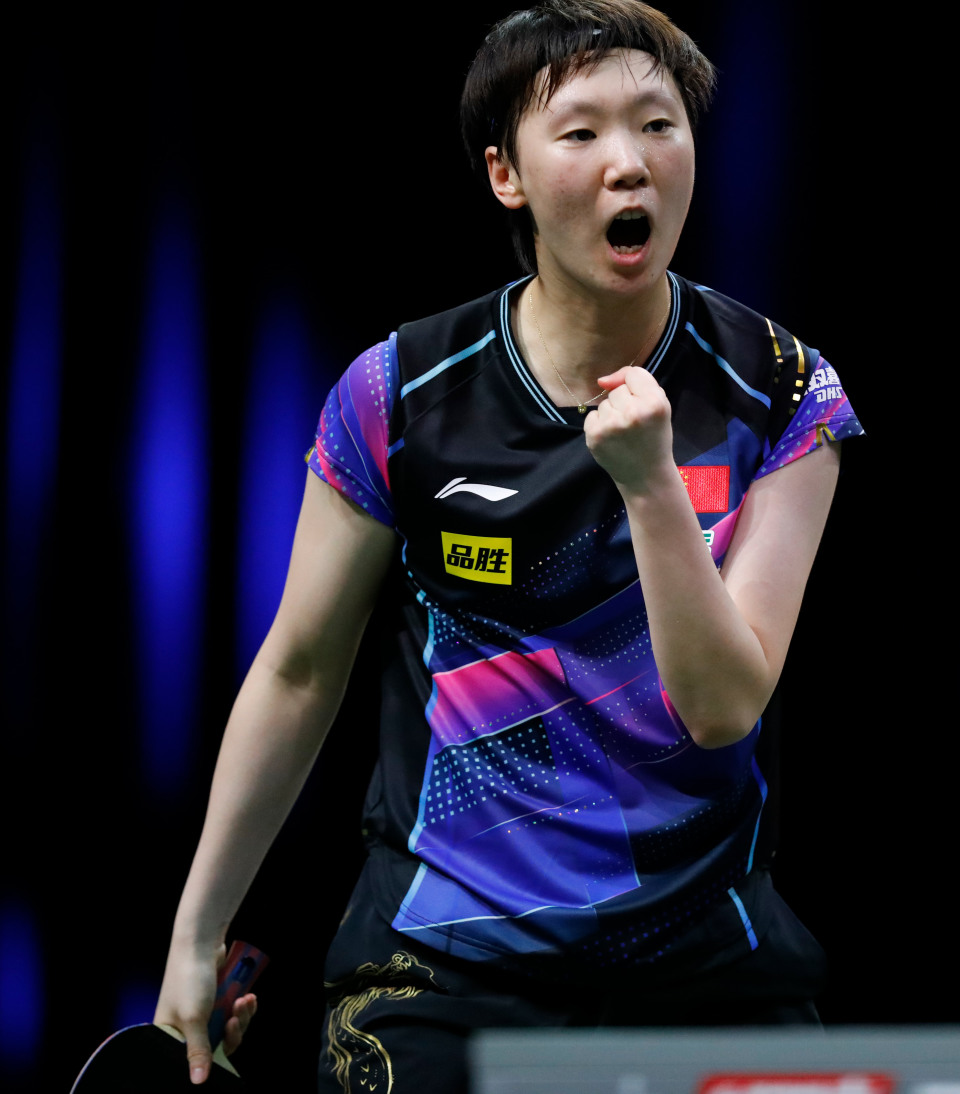 体育乒乓球世乒赛王曼昱晋级女单八强3
