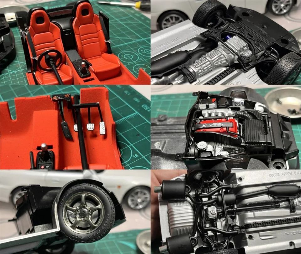 爱拆车模| 除了狗腿真没毛病！AUTOart 1:18 本田S2000 汽车模型-腾讯新闻