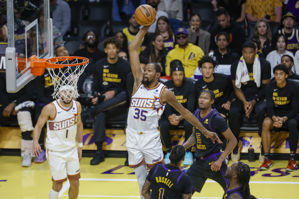 籃球nba常規賽湖人勝太陽