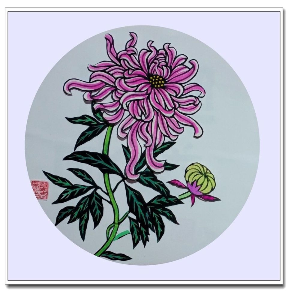 葛秀英彩色剪纸精品欣赏一