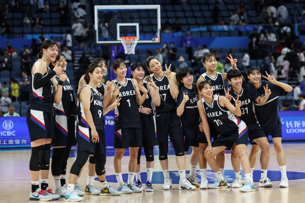 篮球——韩国队获得女子组铜牌(2)_腾讯新闻