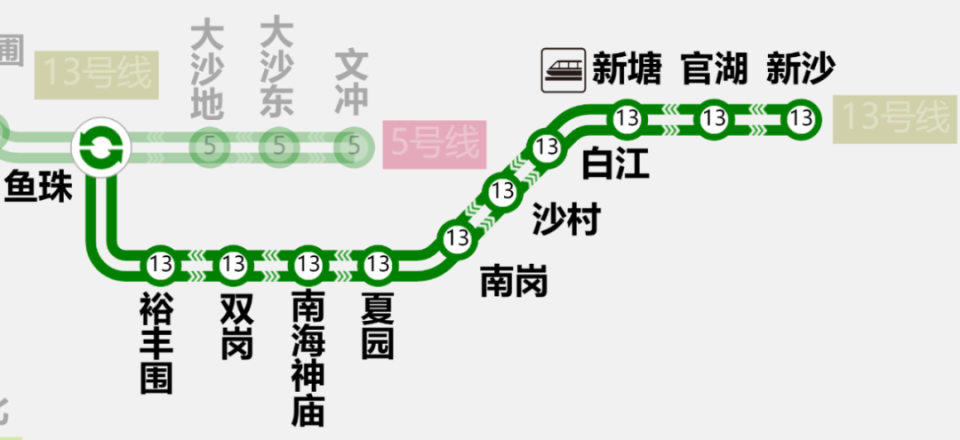 广州地铁13号线二期图片