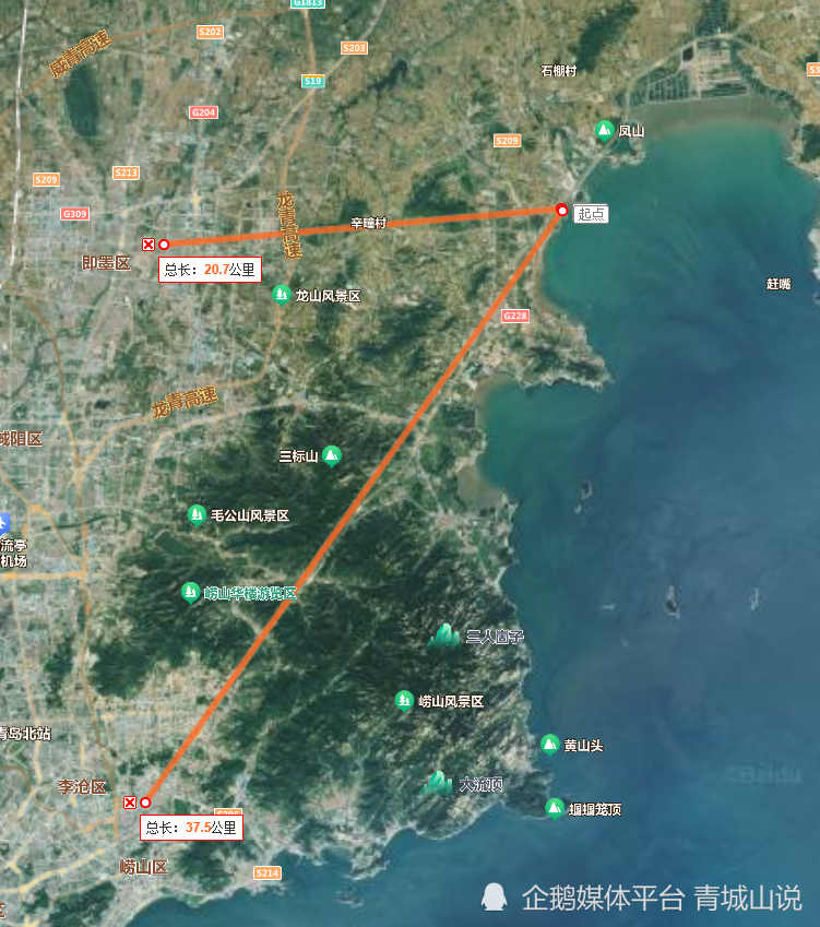 青岛的这种"孤岛"很多,像白沙湾南侧,星光岛等.