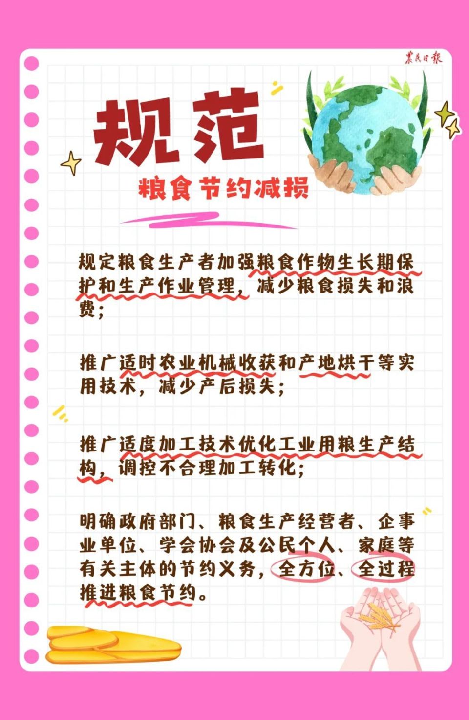图解！《中华人民共和国粮食安全保障法》腾讯新闻 