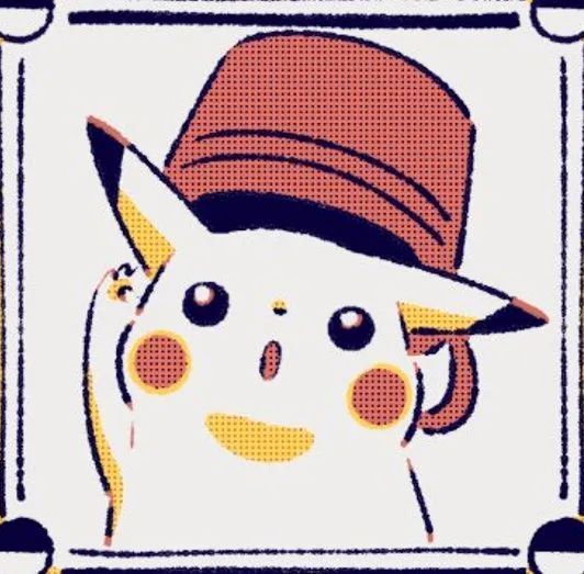 【图集】67皮卡丘的大头贴自拍,实在太可爱辣!