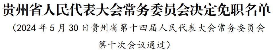 落马12天后,周文被免去贵州省自然资源厅厅长职务