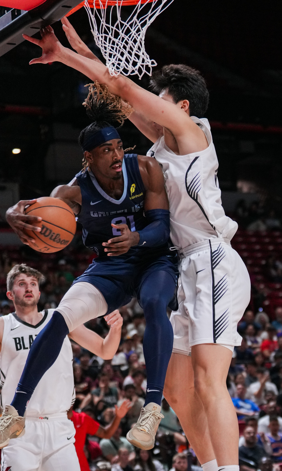 篮球——NBA夏季联赛：开拓者不敌灰熊