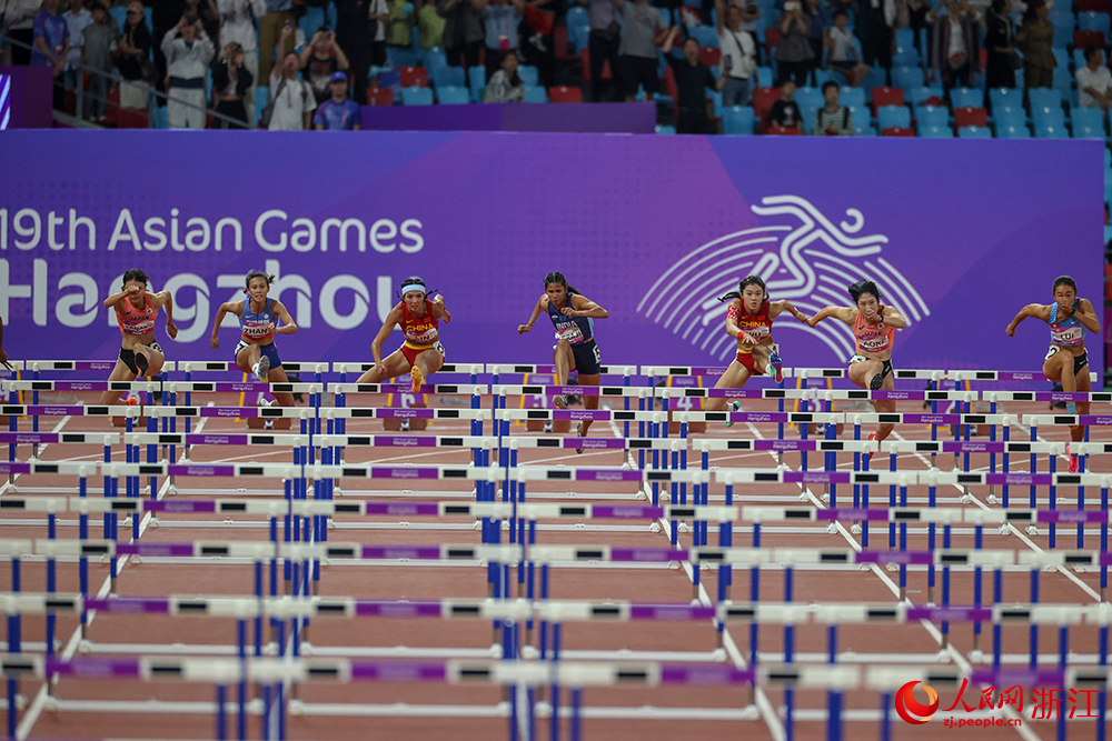 杭州亚运会林雨薇夺得女子100米栏冠军