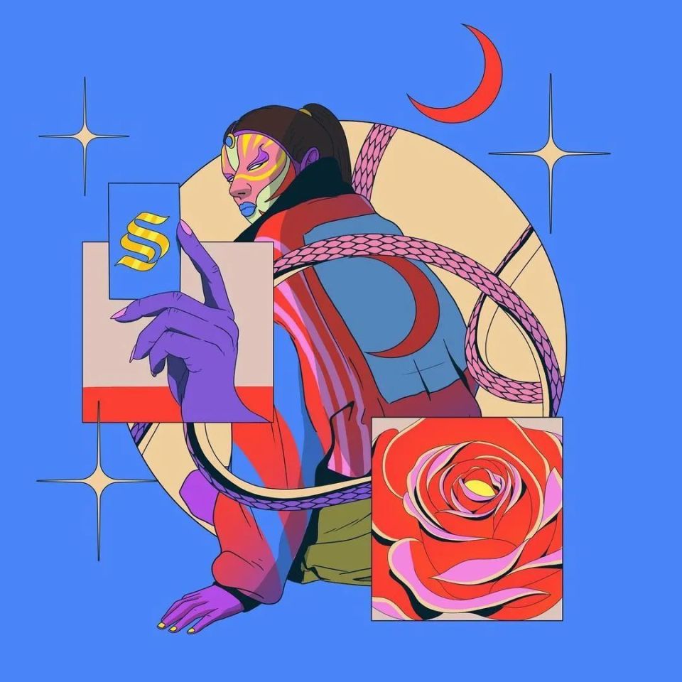 插画|朋克风格的时髦插画案例100款