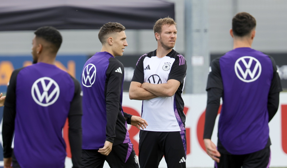 足球——德国队备战欧锦赛