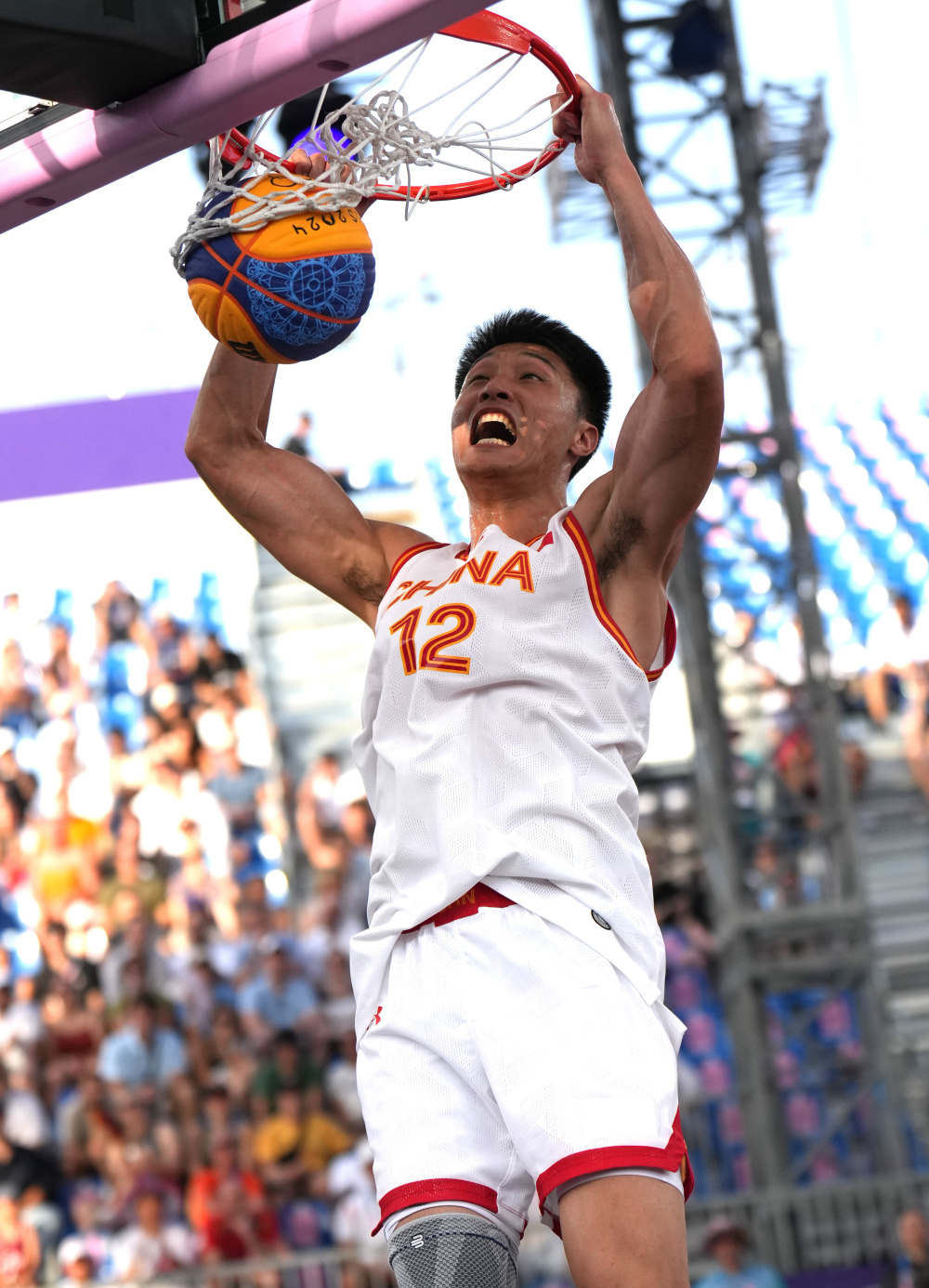 巴黎奥运会丨三人篮球——男子分组循环赛:中国队不敌荷兰队