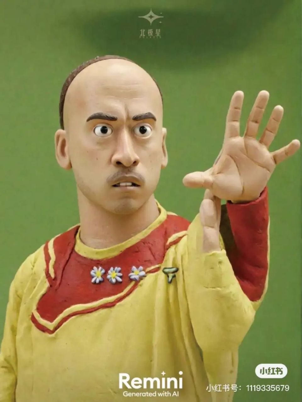 随后,更多的表情包和剧照被加上了黏土滤镜.
