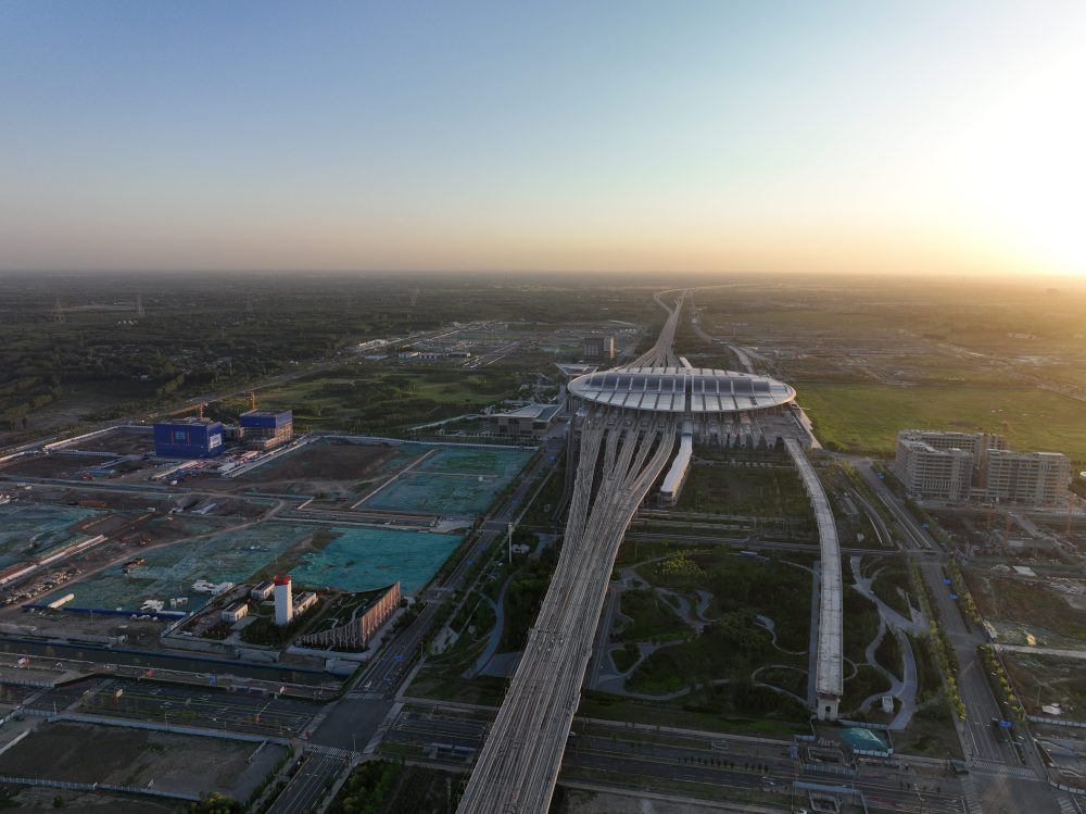 (新华全媒 )天空之眼瞰雄安:拔地而起的"未来之城"(2)