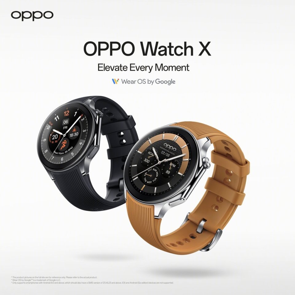 oppowatchx智能手表2月29日海外发布消息称下月国内发布