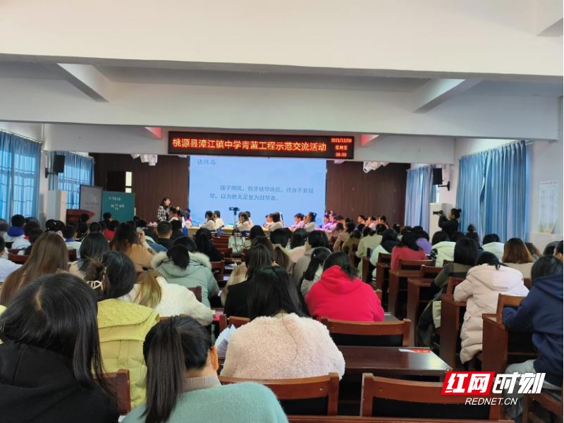 桃源县漳江镇中学举行"青蓝工程"交流活动