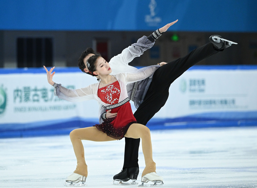 花样滑冰公开组团体赛双人滑自由滑赛况