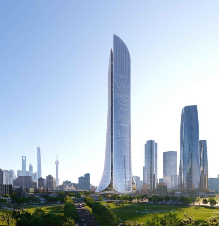480米新地标北外滩航海公园虹口重大工程项目效果图抢先看
